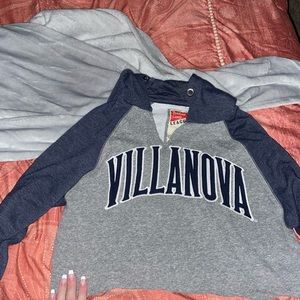 Villanova college cropped hoodie
